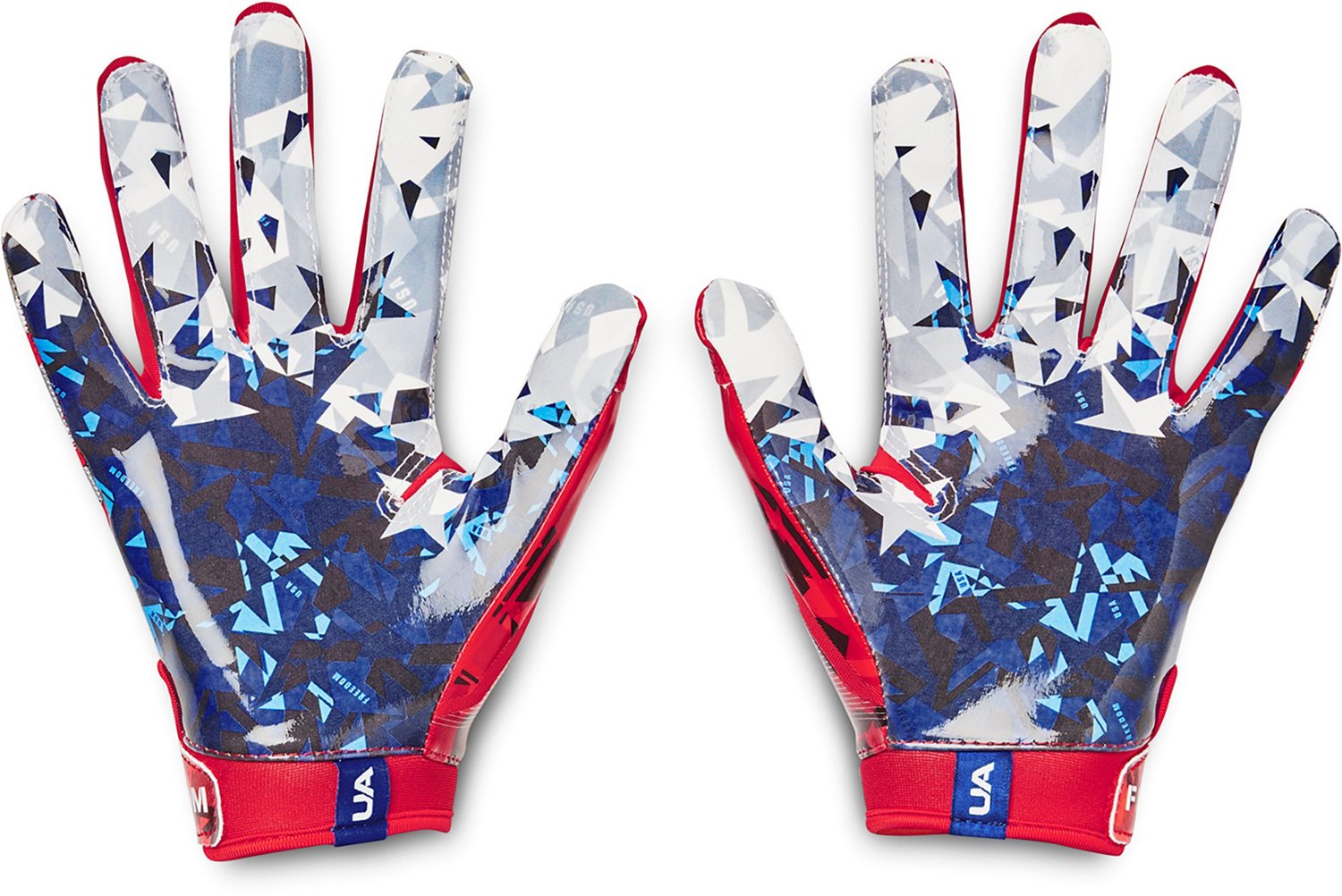 Under armour american flag cheap football gloves