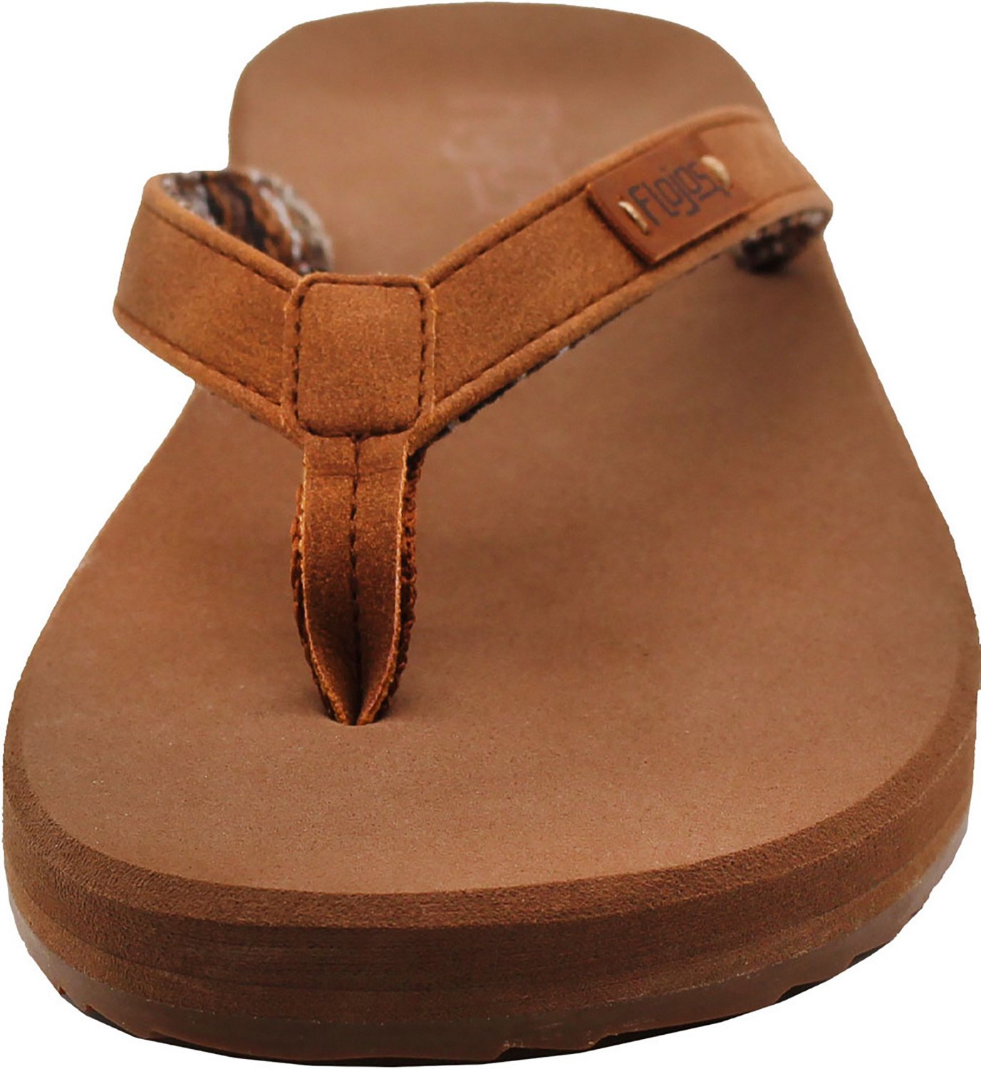 Flojos Women's Billie Patch Logo Flip Flops                                                                                      - view number 4