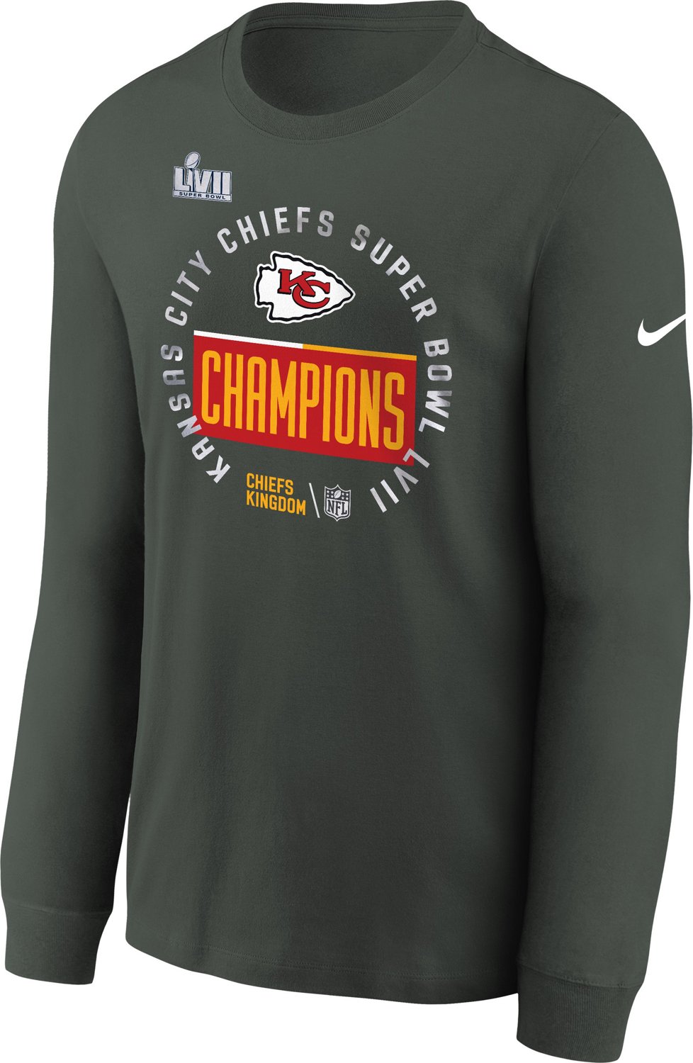 Nike Youth Kansas City Chiefs 2022 Super Bowl LVII Champs Trophy Collection  T-shirt Academy