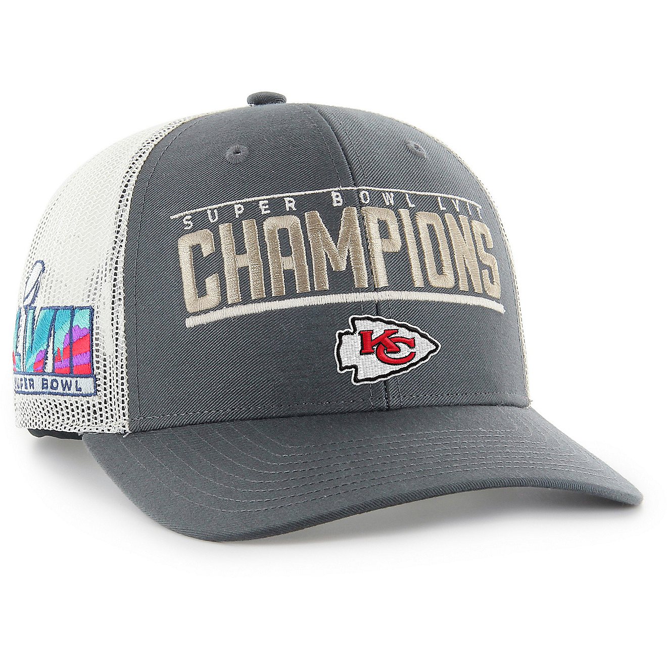 '47 Adults' Kansas City Chiefs '22 SBLVII Champs Victor 47 Trucker Cap                                                           - view number 2