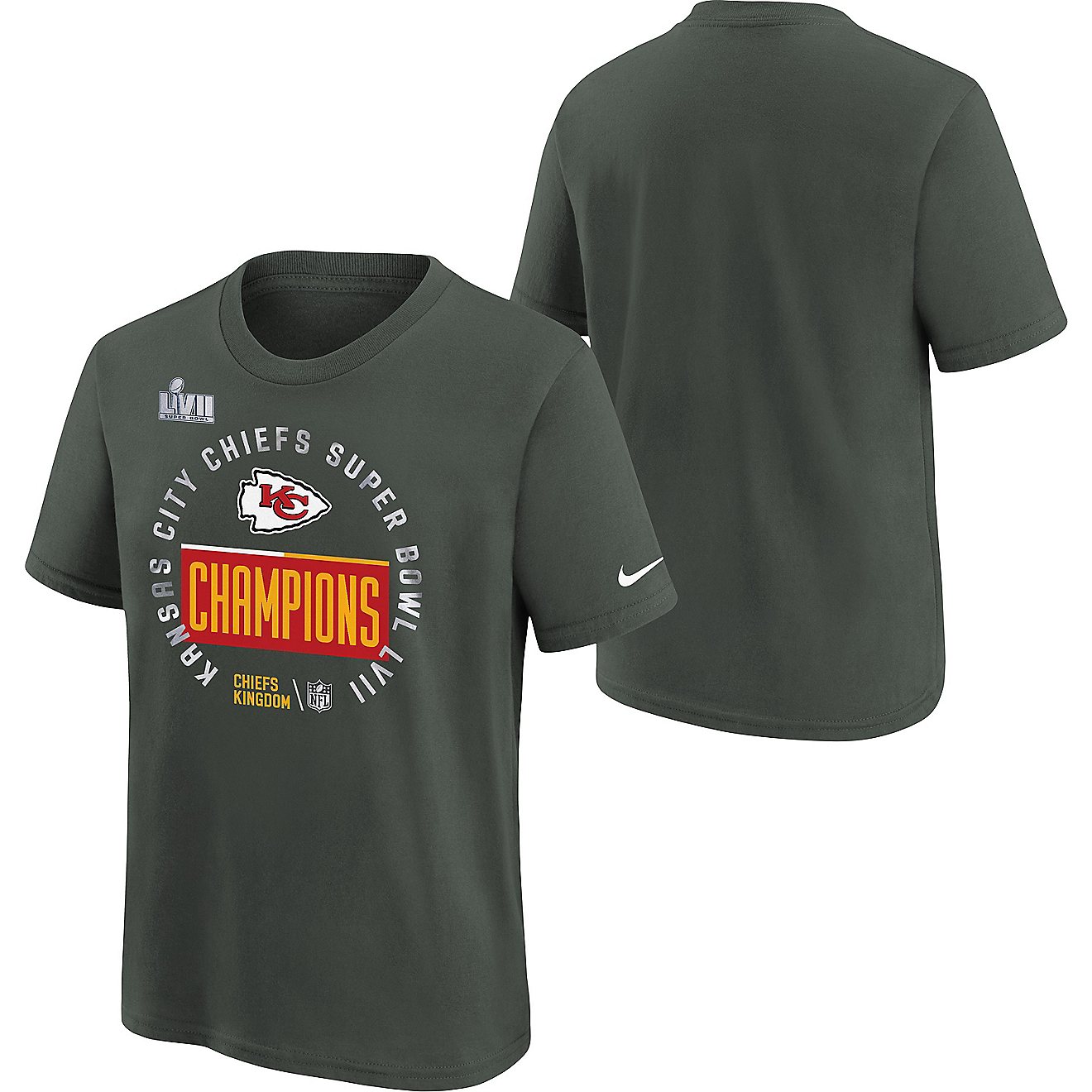 Nike Youth Kansas City Chiefs 2022 Super Bowl LVII Champs Trophy Collection T-shirt                                              - view number 3