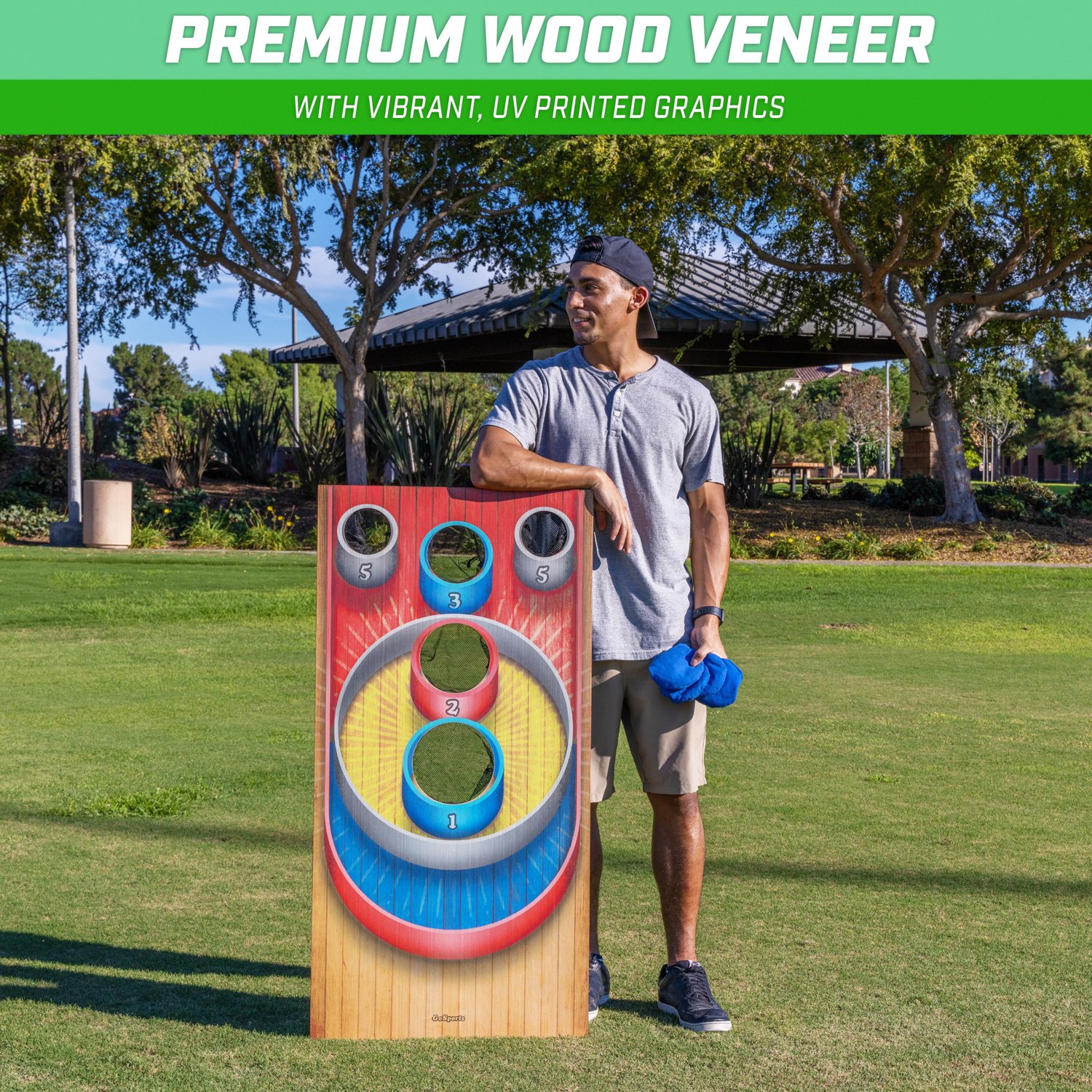 GoSports Carnival Arcade 2 ft x 4 ft Indoor/Outdoor Cornhole Board - view number 3