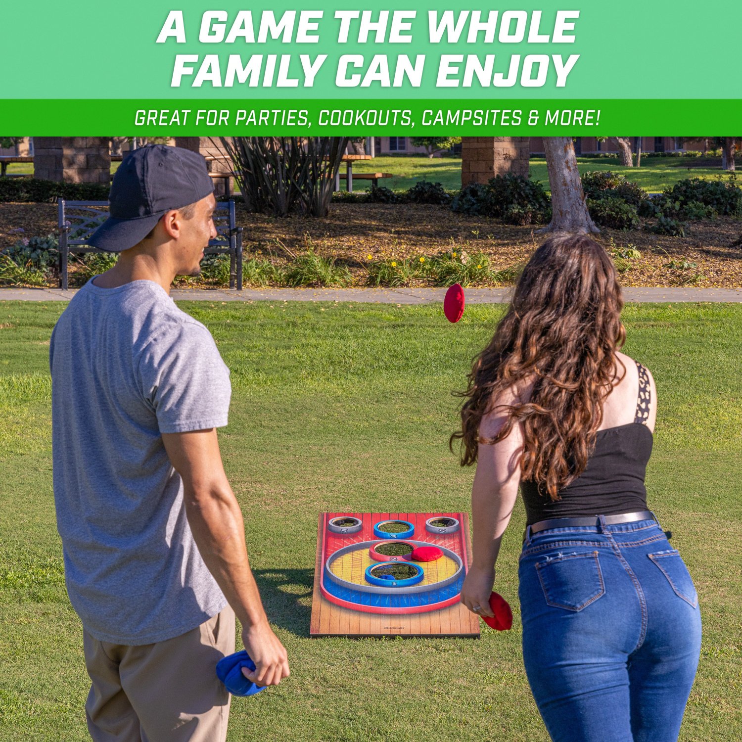 GoSports Carnival Arcade 2 ft x 4 ft Indoor/Outdoor Cornhole Board - view number 5