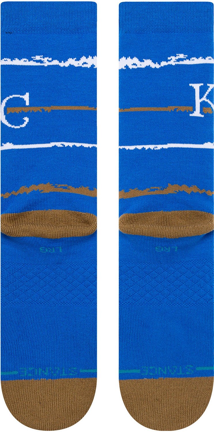 Stance Men's Kansas City Royals Chalk Crew Socks - view number 3