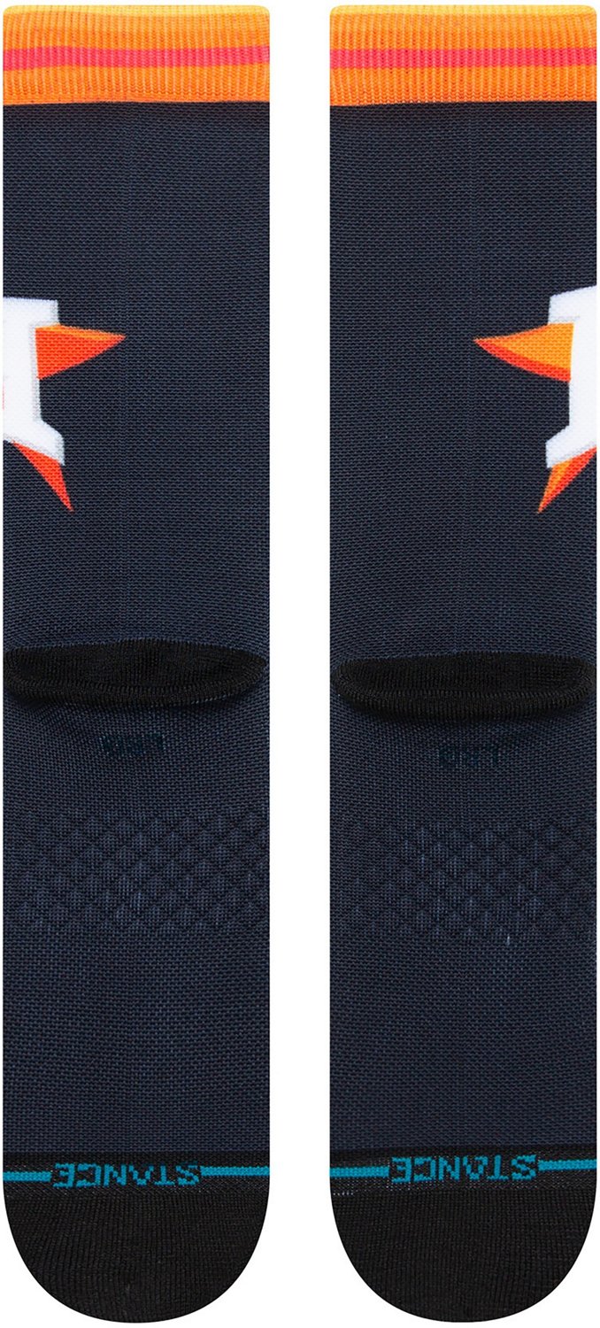 Stance Men's Houston Astros BP Jersey Crew Socks - view number 3