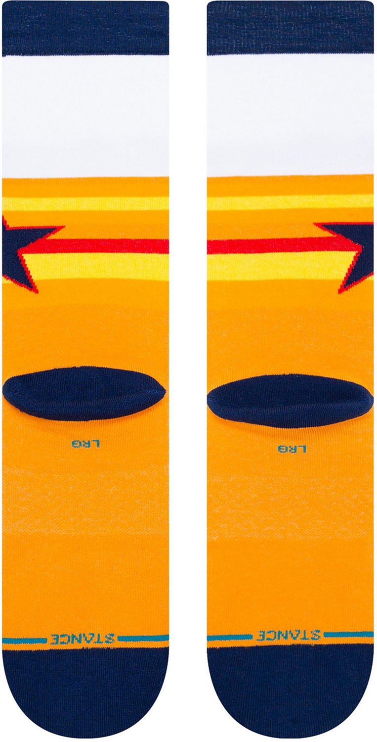 Stance Men's Houston Astros Hey Batter Astrodome Crew Socks - view number 3