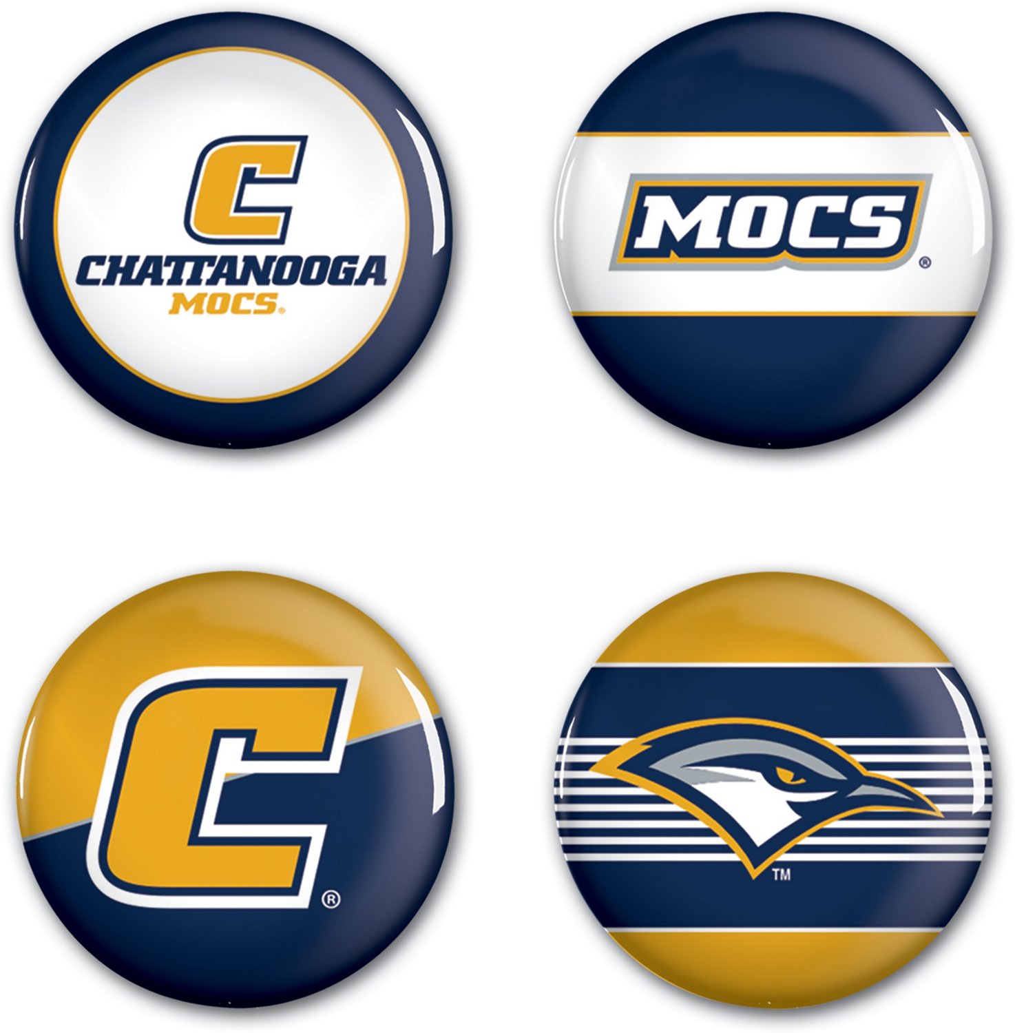 WinCraft University of Tennessee at Chattanooga Buttons 4-Pack | Academy