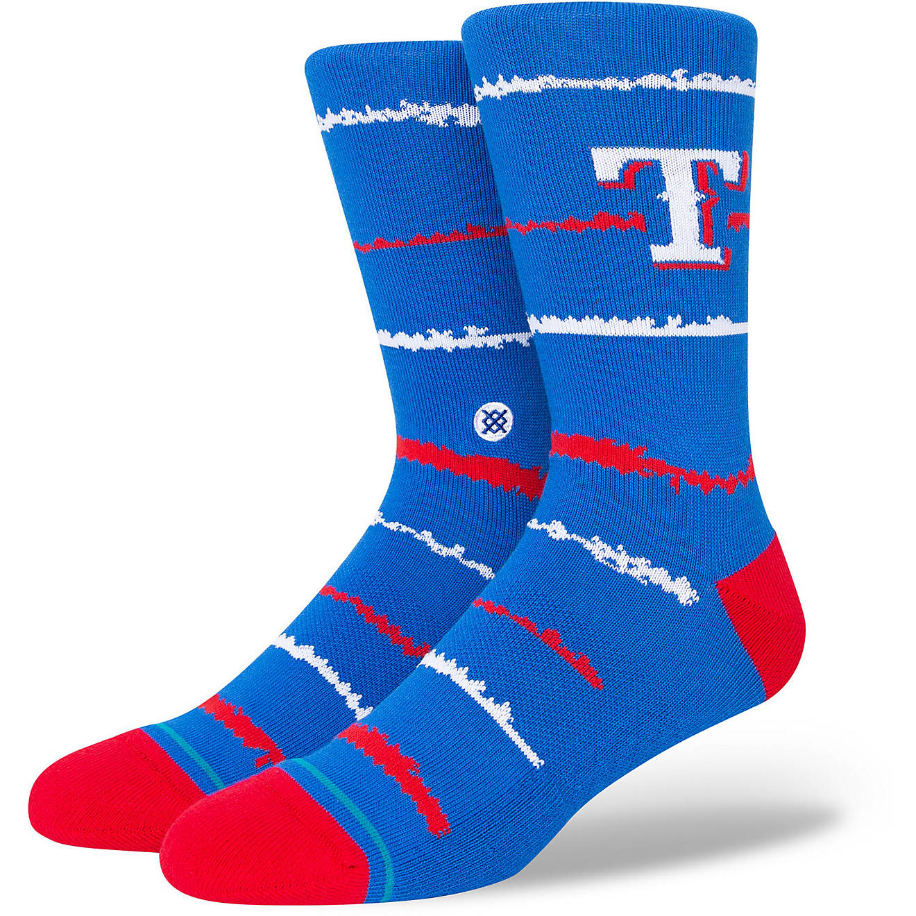 Stance Men's Texas Rangers Chalk Crew Socks | Academy