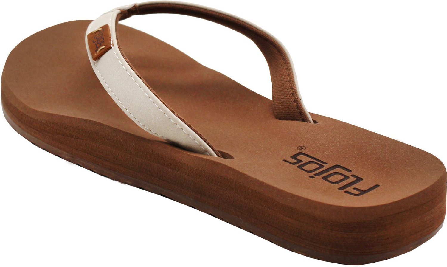 Flojos Women's Billie Patch Logo Flip Flops                                                                                      - view number 2