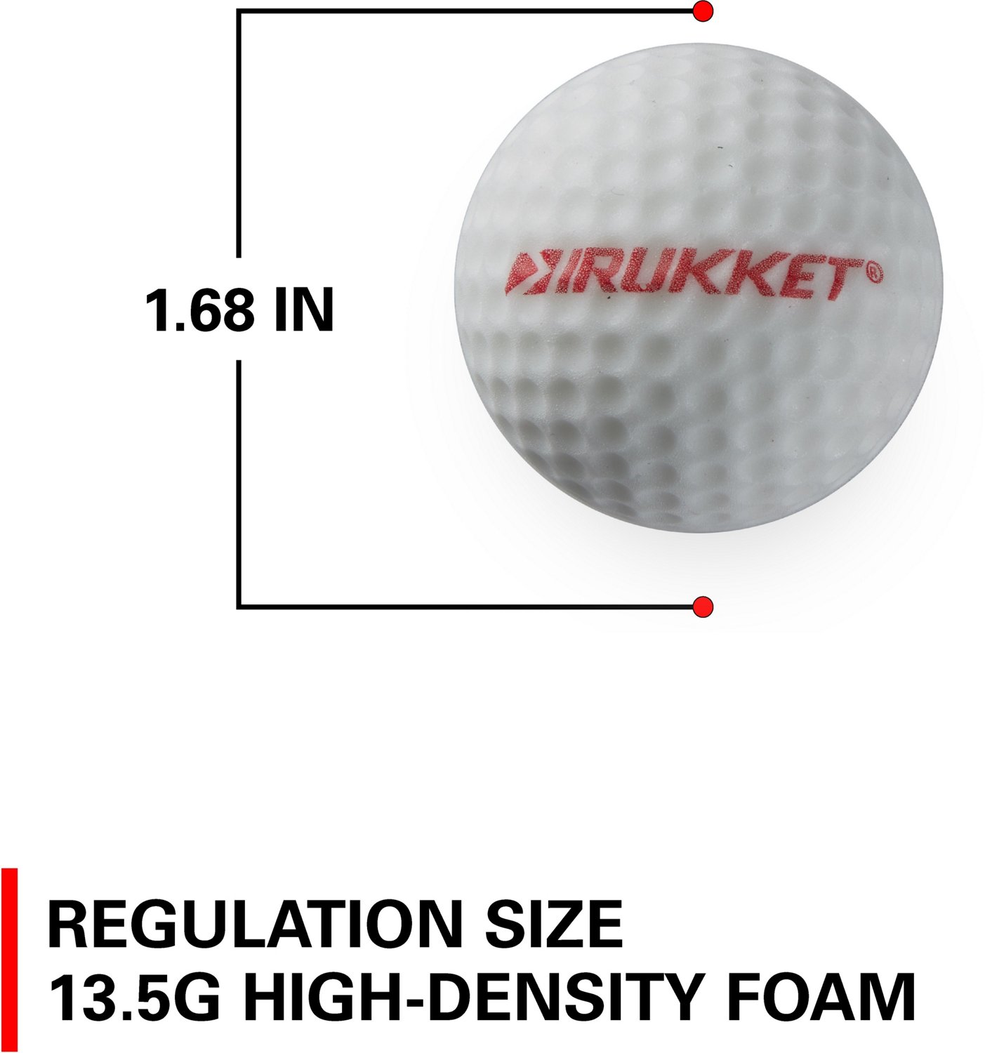 Rukket Sports Tru-Spin Foam Practice Golf Ball 24-Pack                                                                           - view number 3