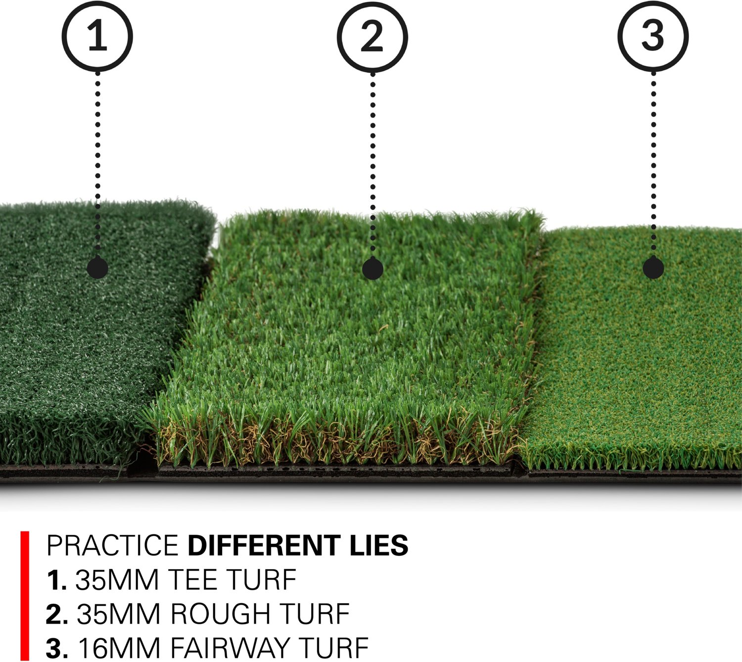 Rukket Sports Tri-Turf Attack Hitting Mat                                                                                        - view number 3
