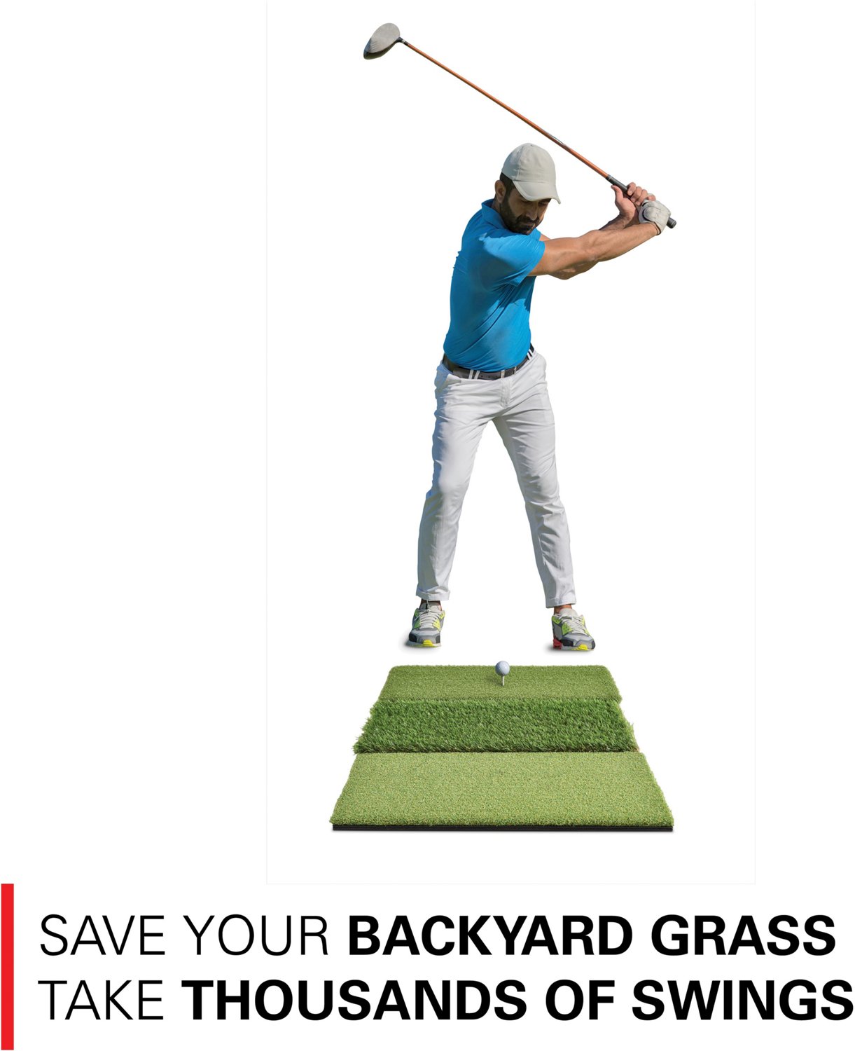 Rukket Sports XL Tri-Turf Attack Hitting Mat - view number 2