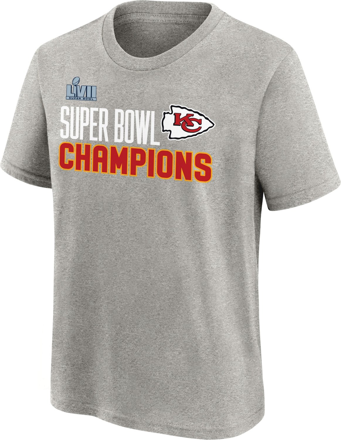 Nike Youth Kansas City Chiefs 2022 Super Bowl LVII Champs Trophy Roster  T-shirt