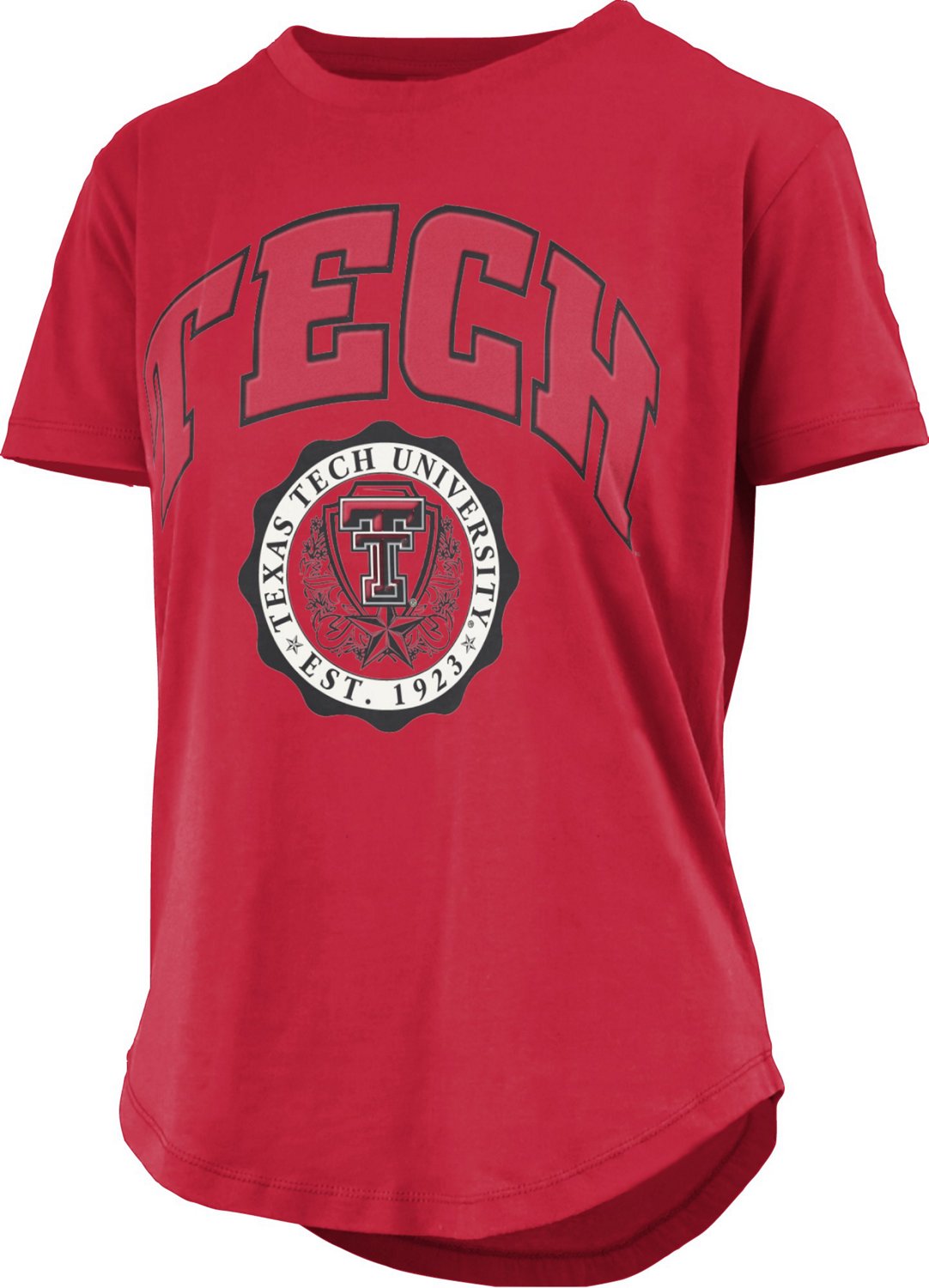 Men's Champion Black Texas Tech Red Raiders Softball Icon Long Sleeve T- Shirt