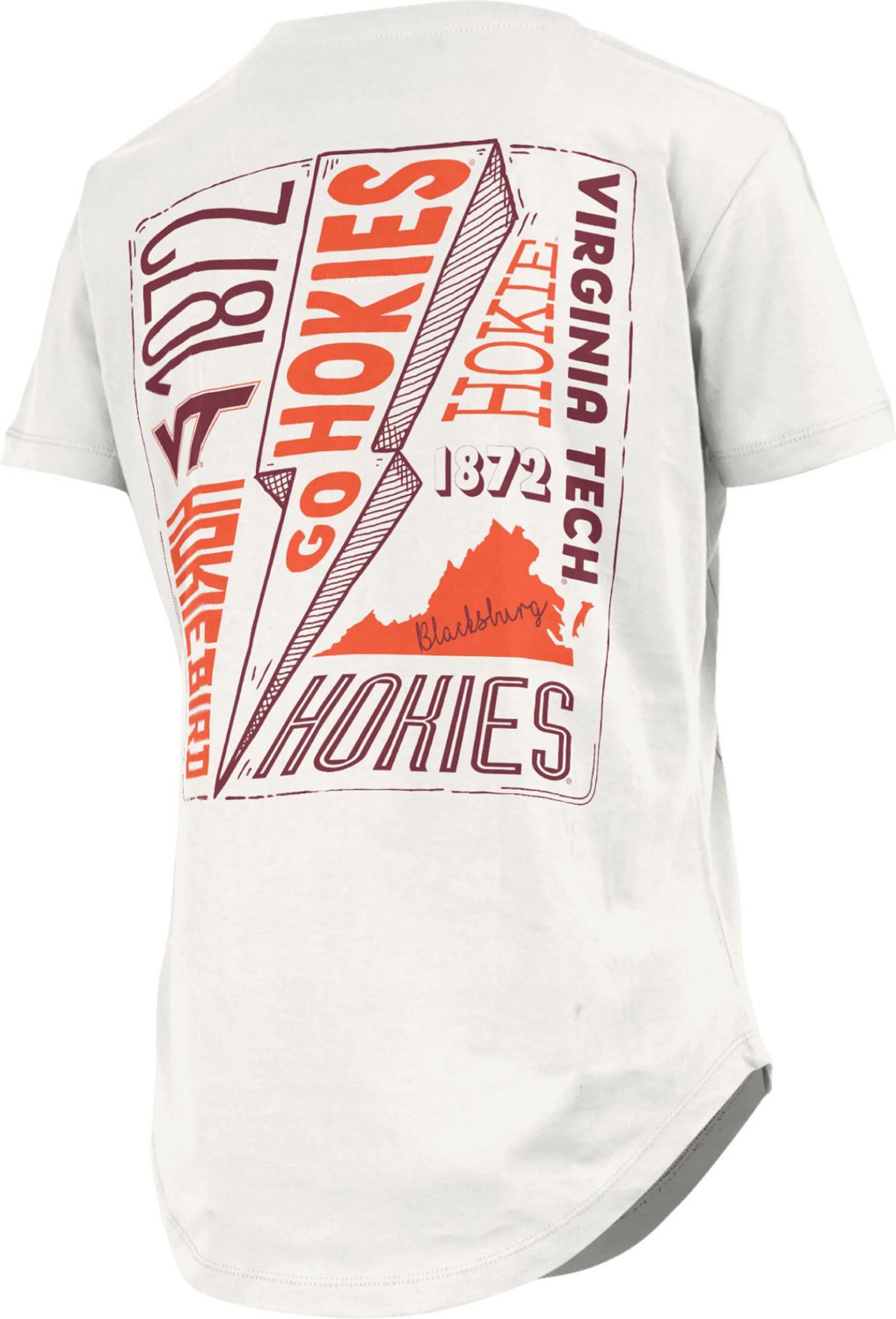 Three Square Women's Virginia Tech University Irving School Of Rock T-shirt