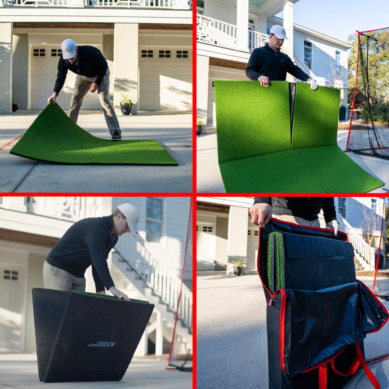 Rukket Sports Range Pro 5x5ft Folding Golf Hitting Mat                                                                           - view number 5