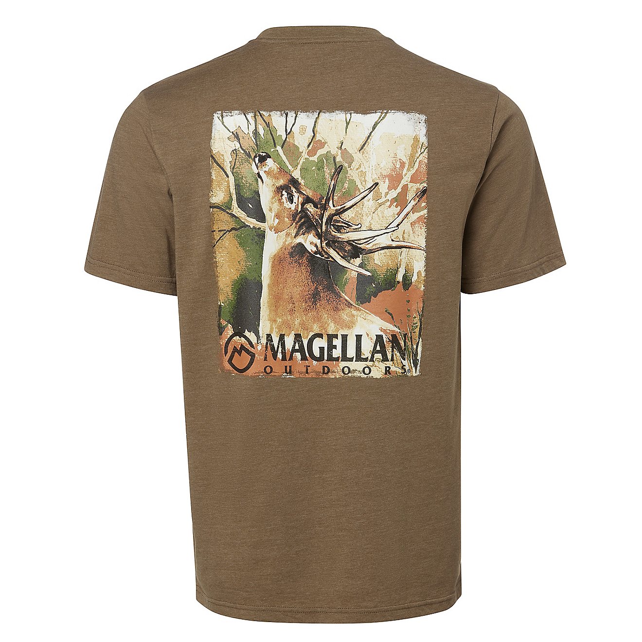 Magellan Outdoors Men’s Watercolor Deer T-shirt                                                                                - view number 1