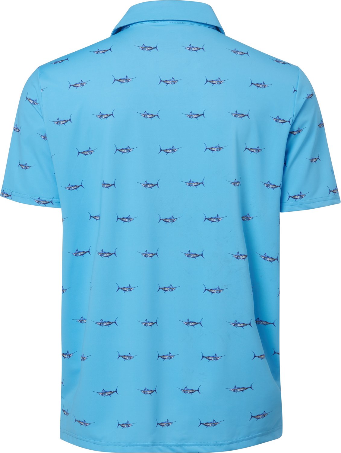 SCALES Men's Tropical Marlin Polo Shirt Academy