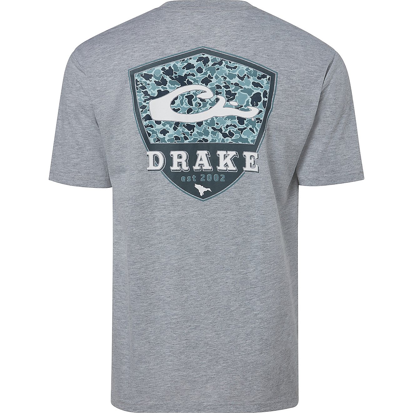 Drake Waterfowl Men's Drake Badge Logo T-shirt                                                                                   - view number 1