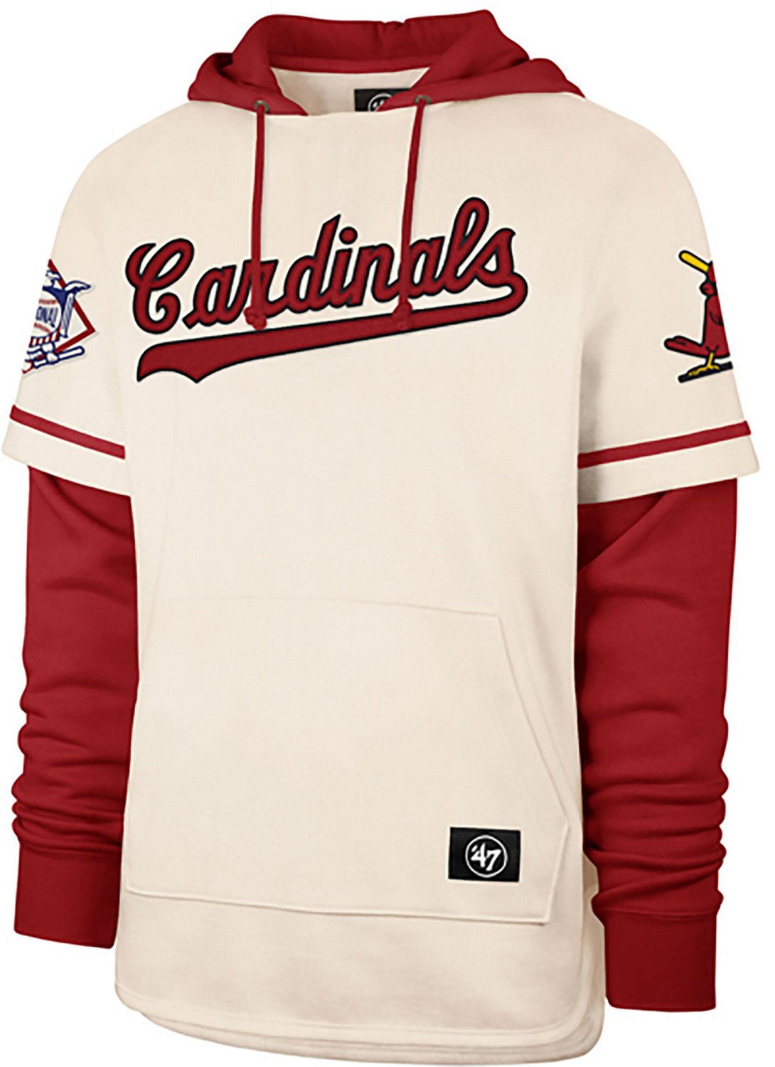 47 Men's St. Louis Cardinals Vintage Trifecta 47 Shortstop Pullover