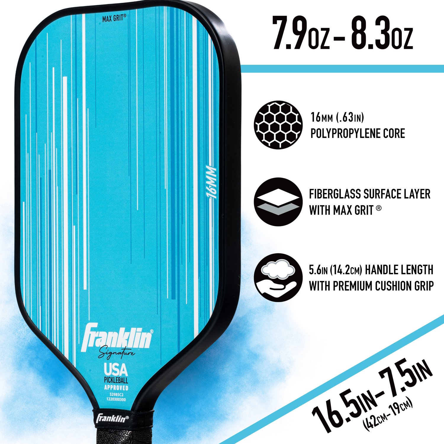 Franklin Signature Series 16mm Pickleball Paddle - view number 7