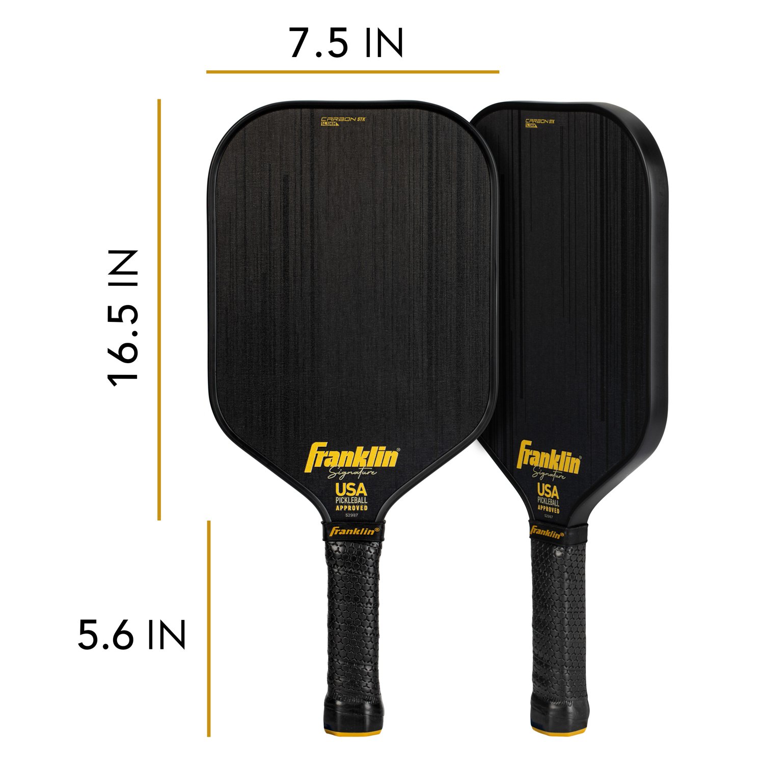 Franklin Signature Carbon STK 14.5 mm Pickleball Paddle                                                                          - view number 4