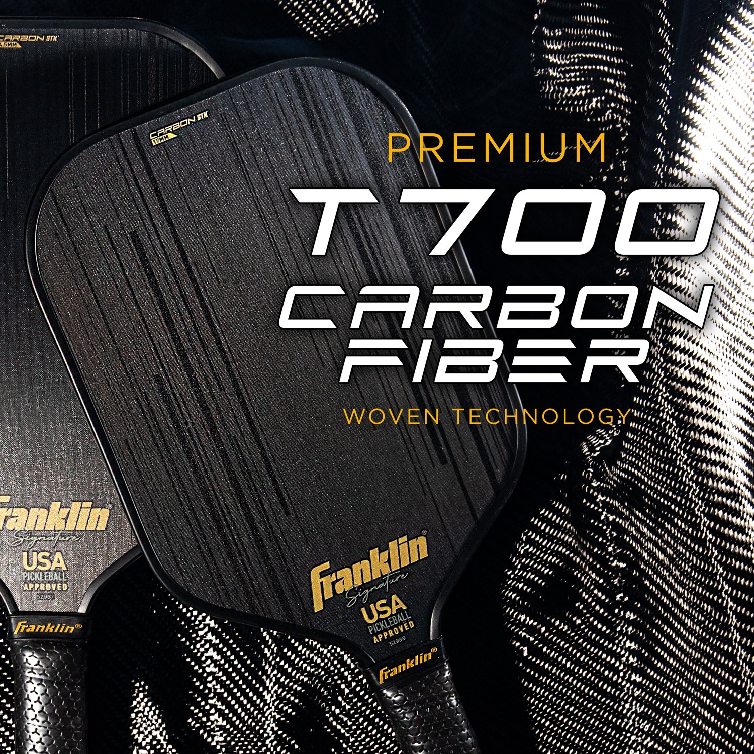 Franklin Signature Carbon STK 14.5 mm Pickleball Paddle                                                                          - view number 7