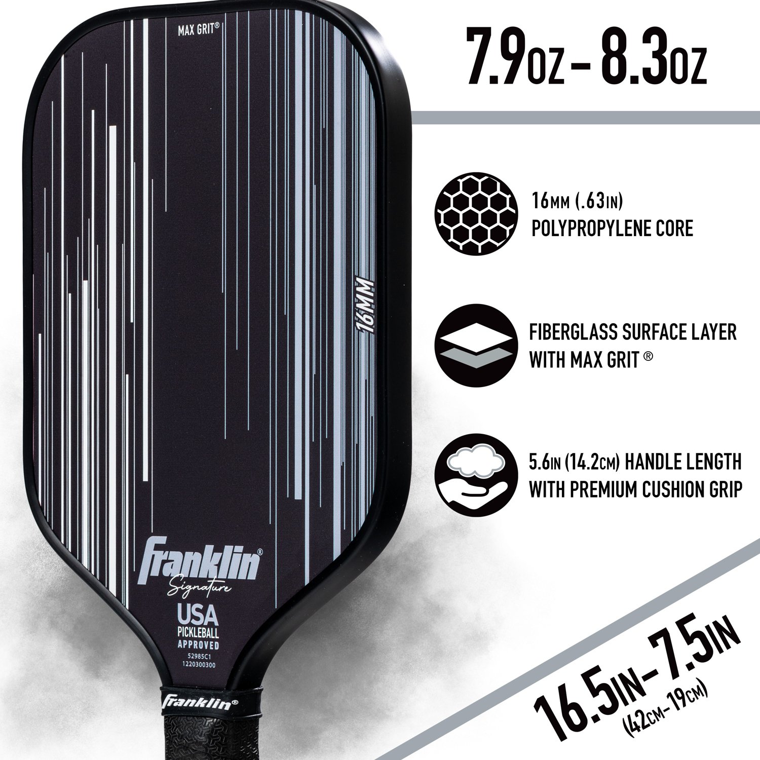 Franklin Signature Series 16mm Pickleball Paddle - view number 7