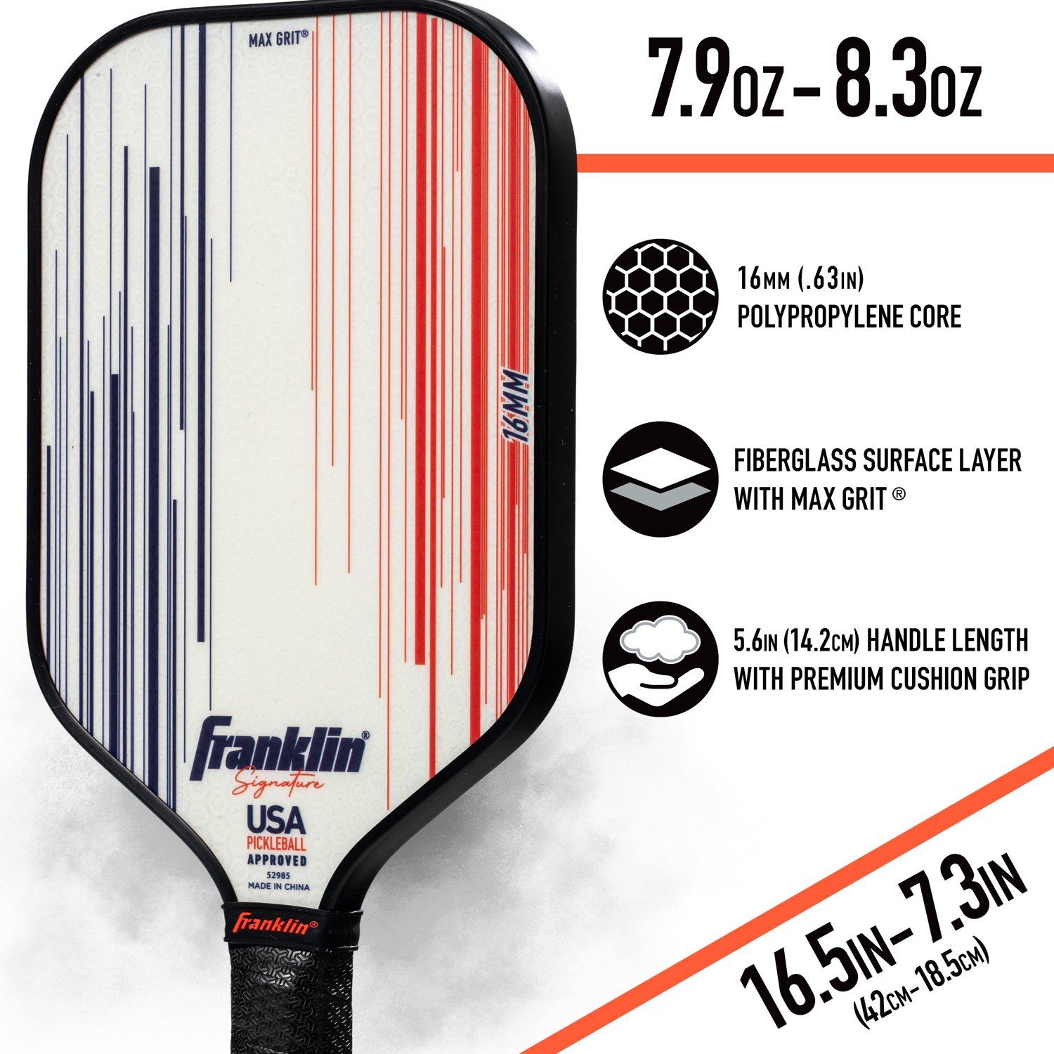 Franklin Signature Series 16mm Pickleball Paddle - view number 7