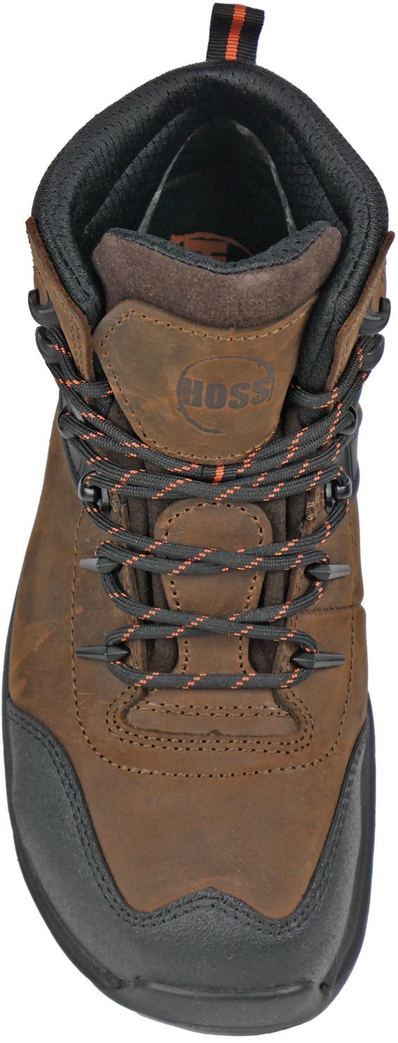 Hoss Boot Company Men's Stomp 6in PR Aluminum Safety Toe Lace Up Work Boots                                                      - view number 6