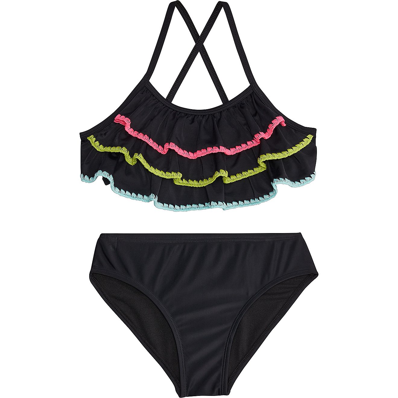 O'Rageous Girls' Solid Stitch 2-Piece Swimsuit                                                                                   - view number 1