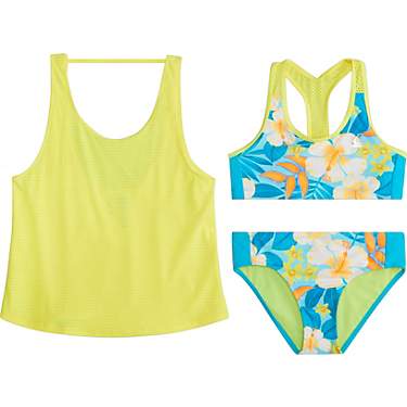 Gerry Girls' Aloha Wide Strap 3-Piece Bikini                                                                                    