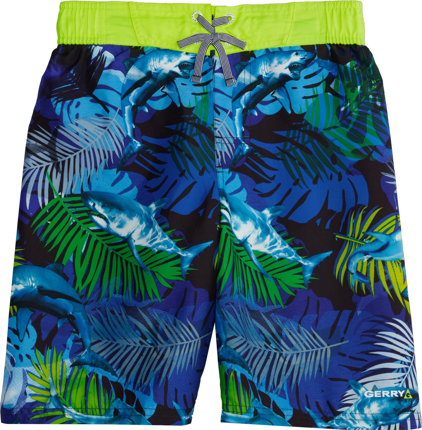 Gerry Boys' Shark Tropics Swim Trunks | Academy