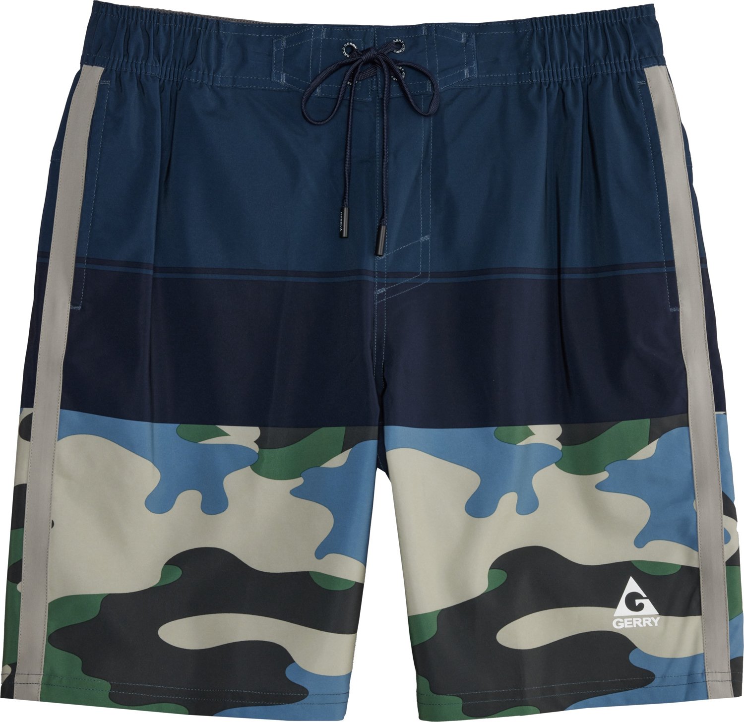 Gerry Men's Camo Block Swim Trunks Academy