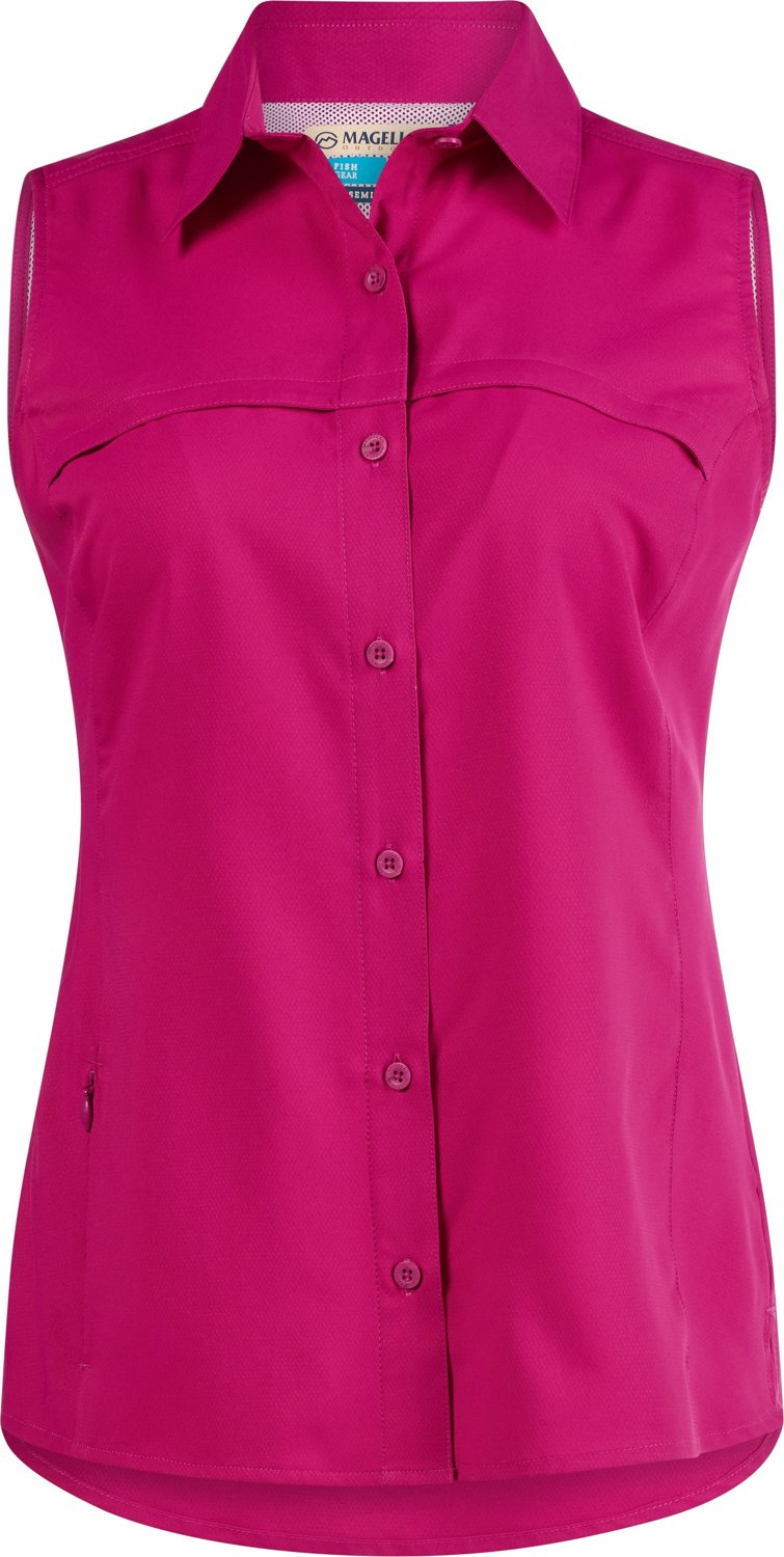 Magellan Outdoors Women's Overcast Sleeveless Fishing Shirt Academy