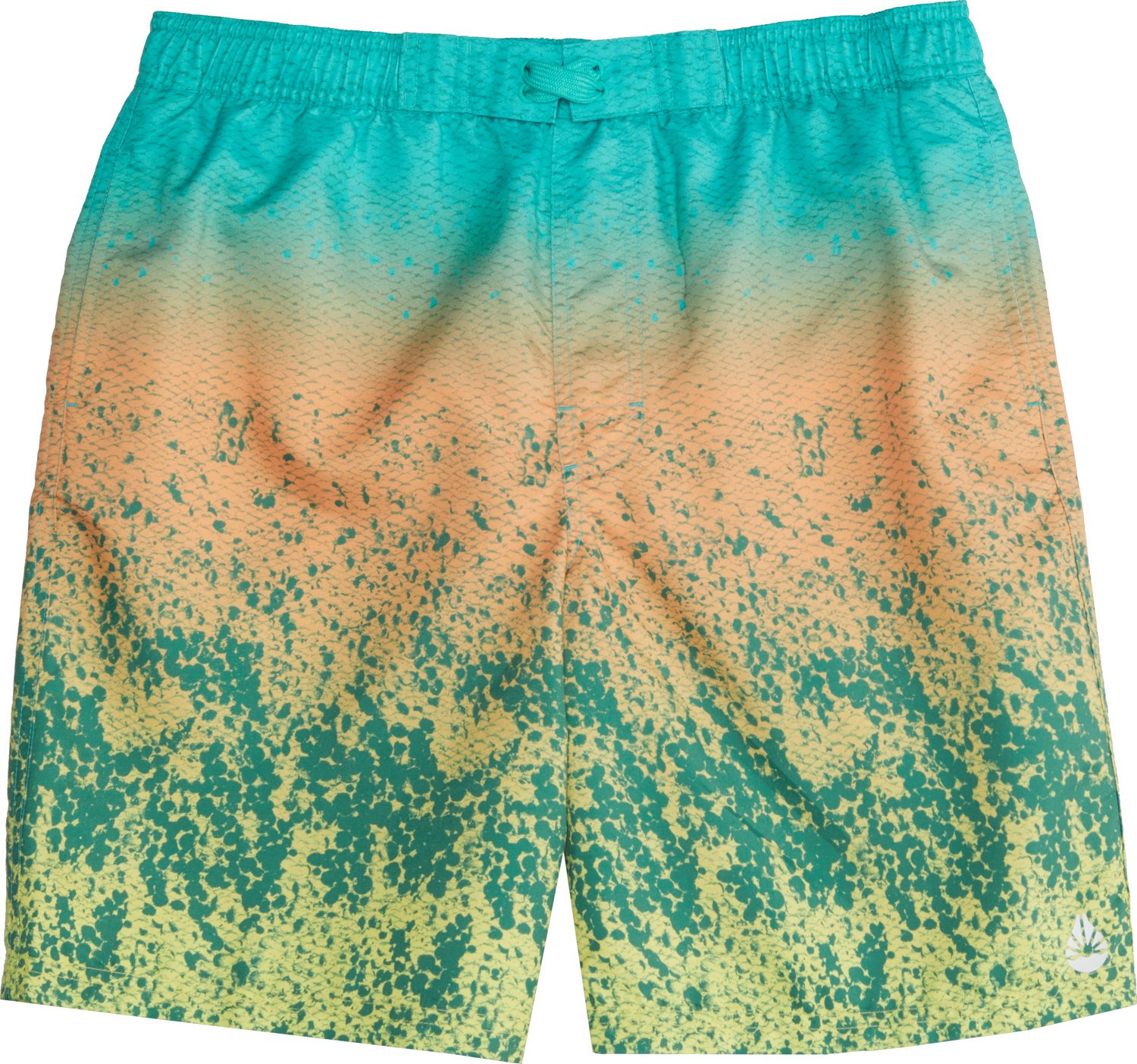 O'Rageous Men's Fish Skin Print E-Boardshorts