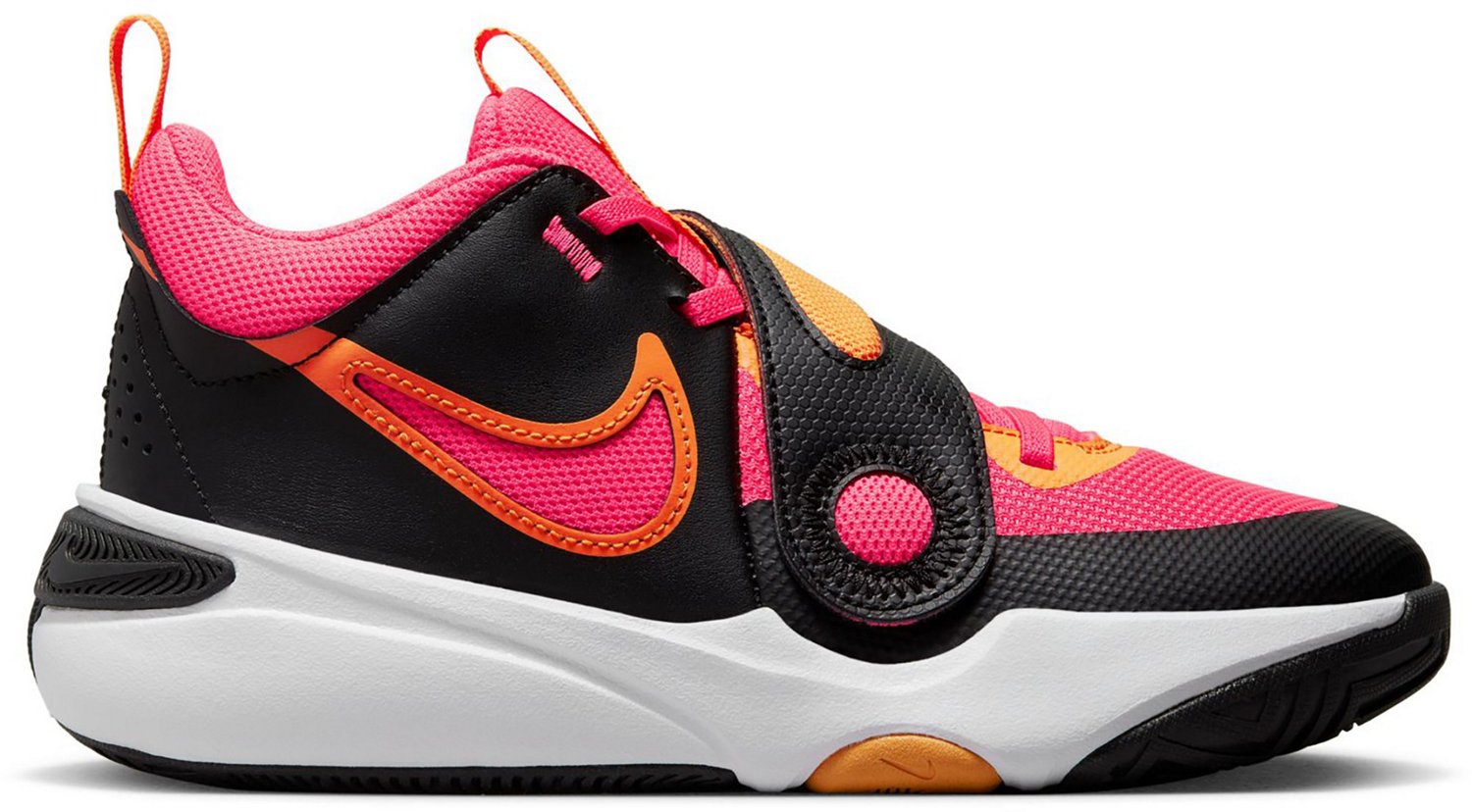 Nike Grade School Kids Team Hustle D 11 Basketball Shoe Black Bright Pink