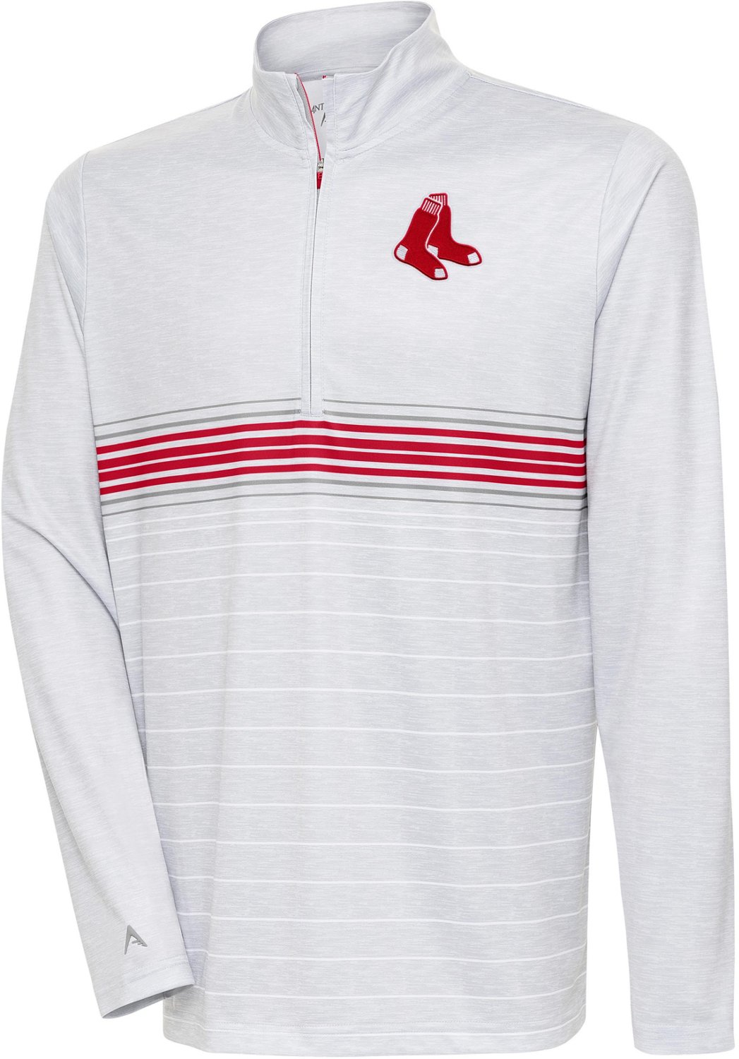 Antigua Men's Boston Red Sox Bullseye 1/4 Zip Sweatshirt