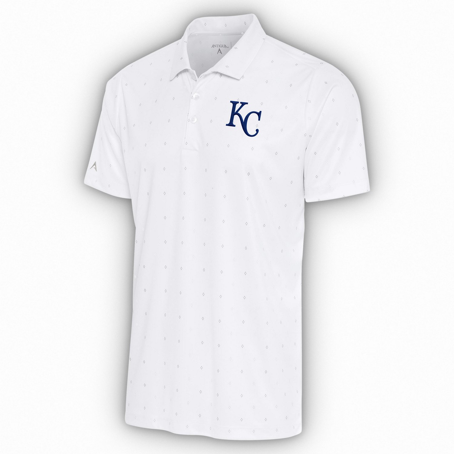 Antigua Men's Kansas City Royals 19th Hole Polo Shirt Blue, X-Large - MLB Ss/Ls/Sl/Mck Tees at Academy Sports