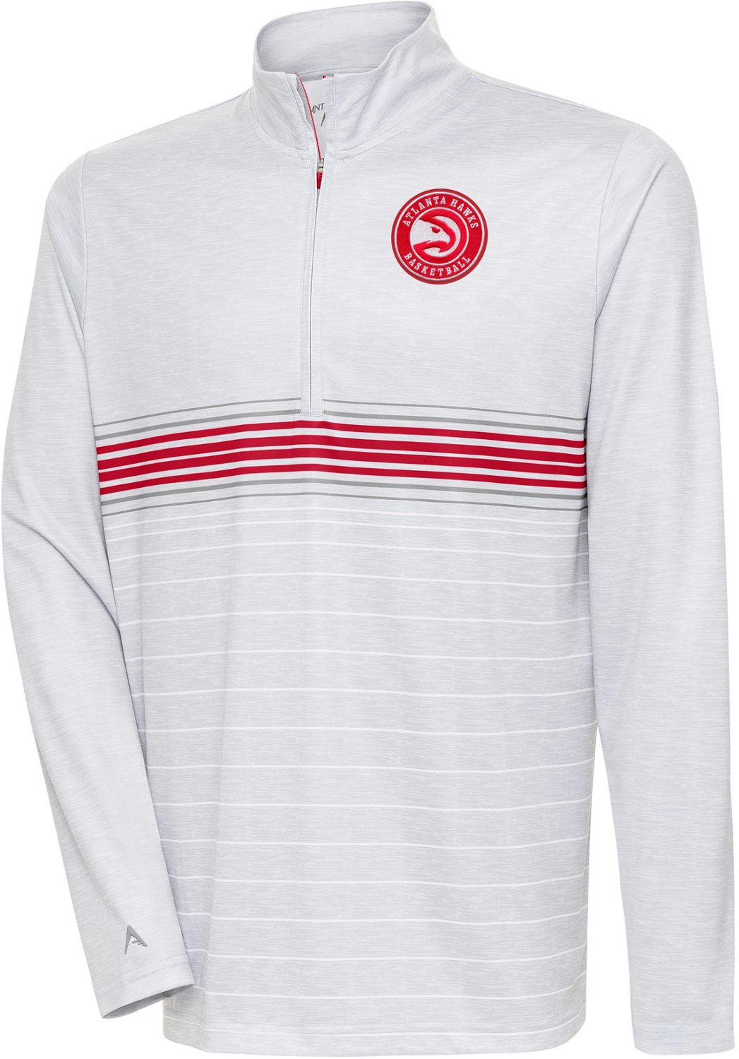Antigua Men's Atlanta Hawks Bullseye 1/4 Zip Sweatshirt