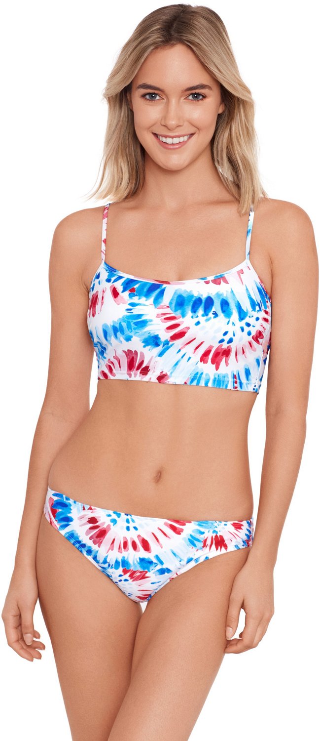 O'Rageous Juniors' Fireworks Crop Tank Swim Top - view number 4