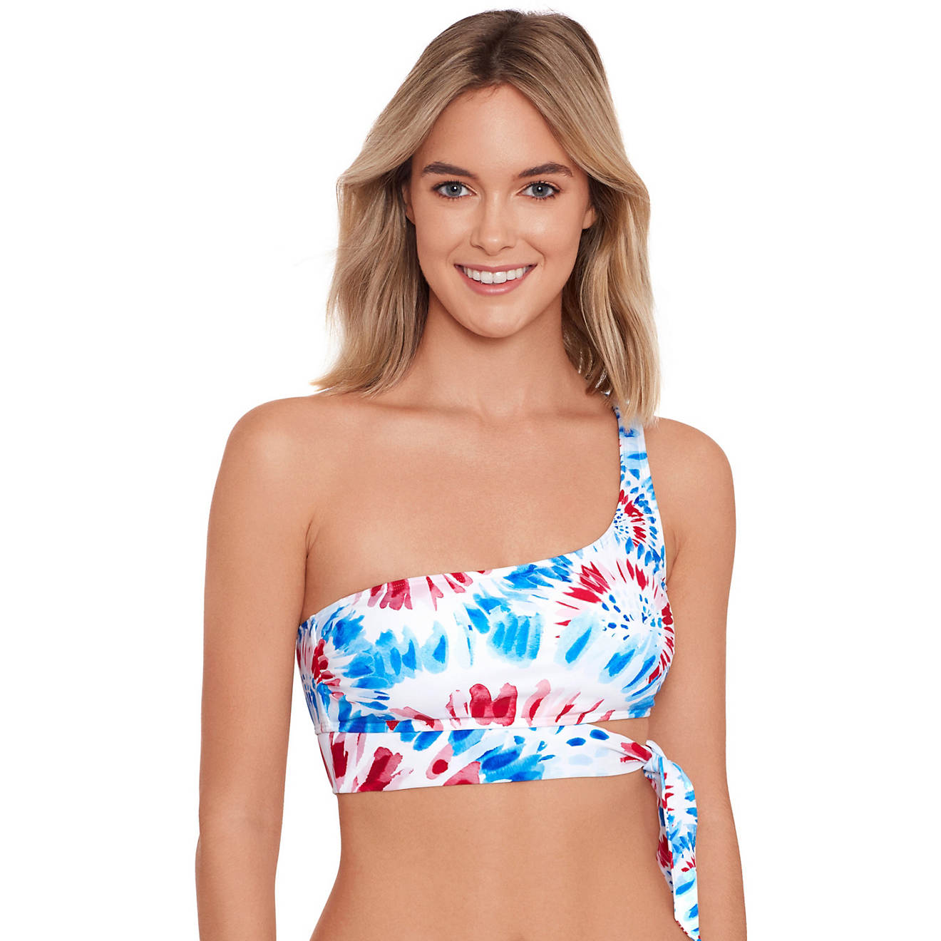 O'Rageous Juniors' Fireworks One Shoulder Swim Top                                                                               - view number 1