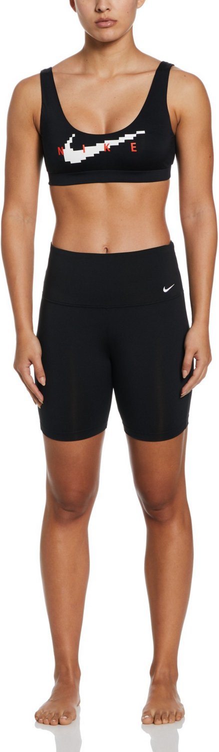 Nike Women's Multi Logo Scoop Neck Bikini Top - view number 3