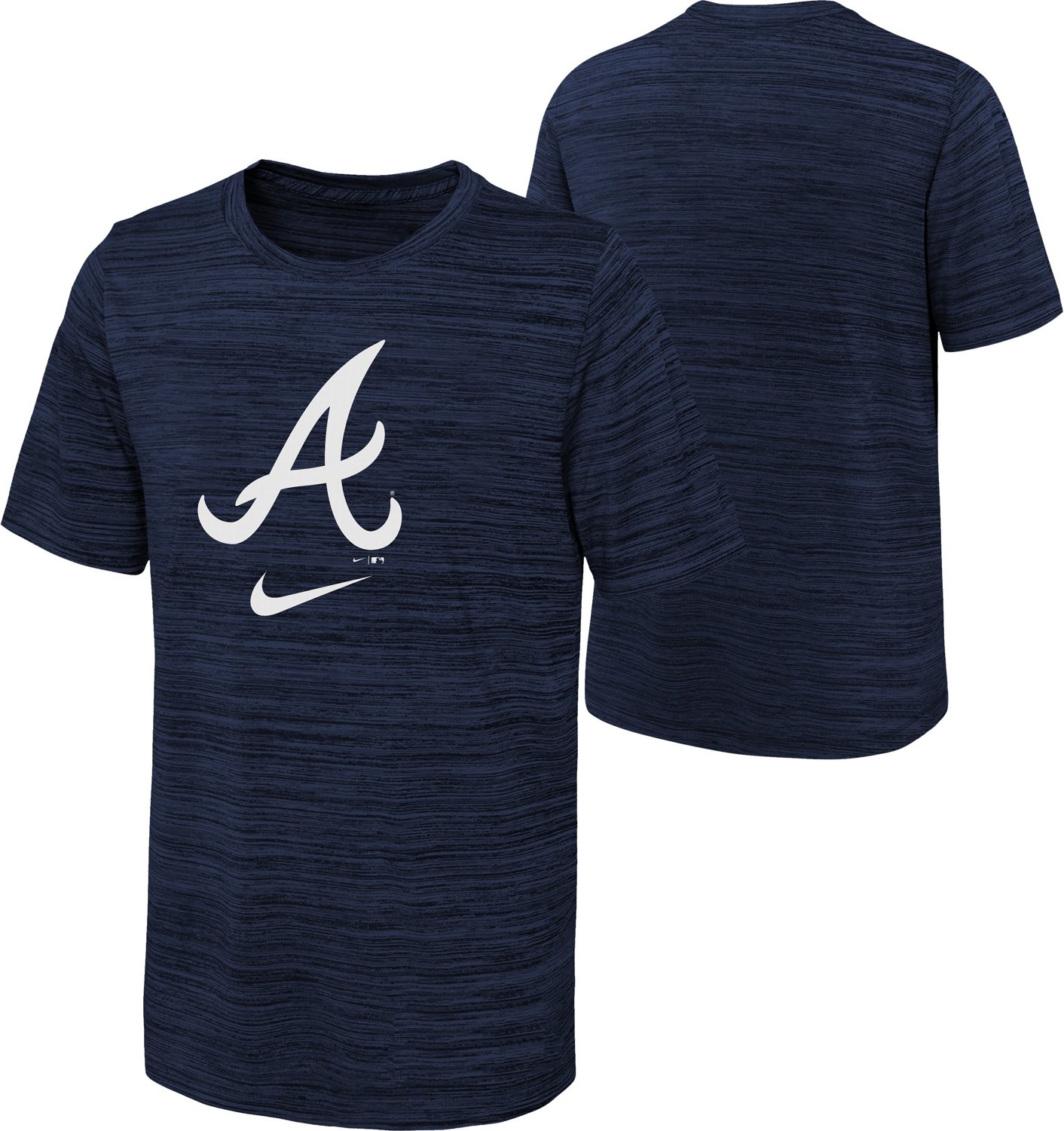 Nike Boys' Atlanta Braves Logo Velocity T-shirt | Academy