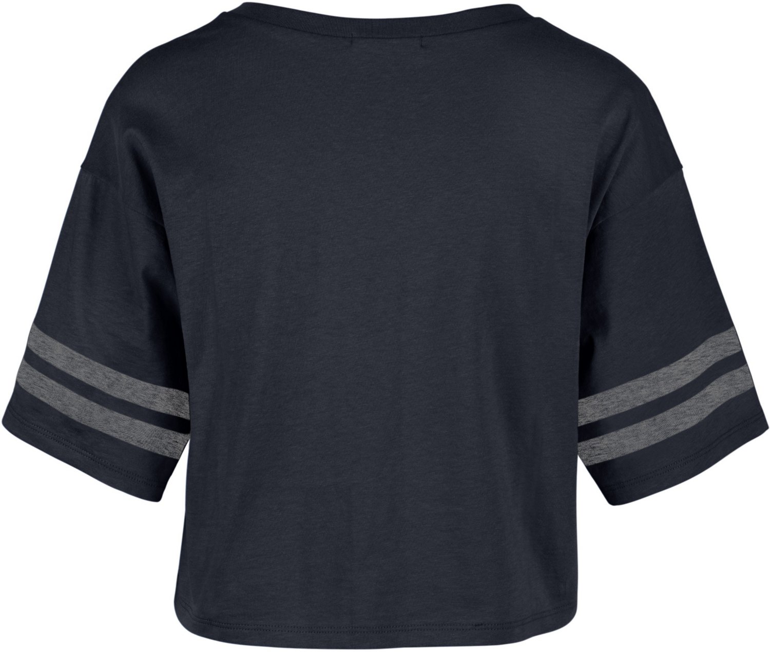 '47 Women's Dallas Cowboys Sunday Daze Grey Crop Top