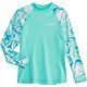 O'Rageous Girls' Oil Spill Cropped Long Sleeve Rash Guard                                                                        - view number 1 selected
