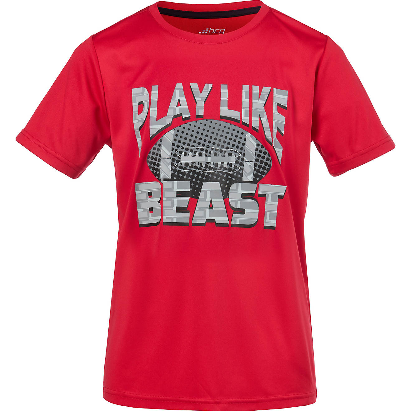 BCG Boys' Play Like A Beast Poly Graphic T-shirt                                                                                 - view number 1