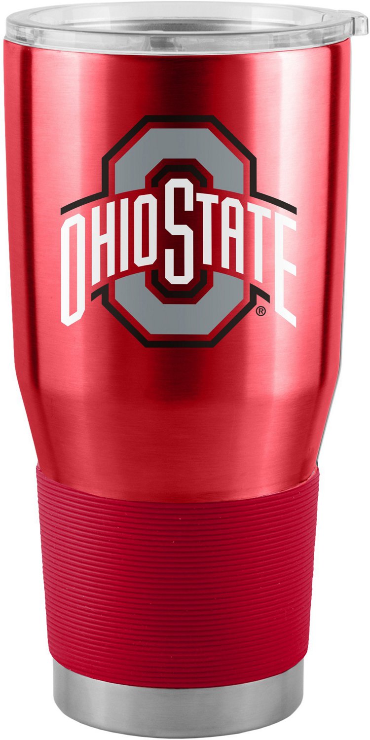 Ohio State Athletic Logo - Red 30oz Beverage Tumbler with Lid