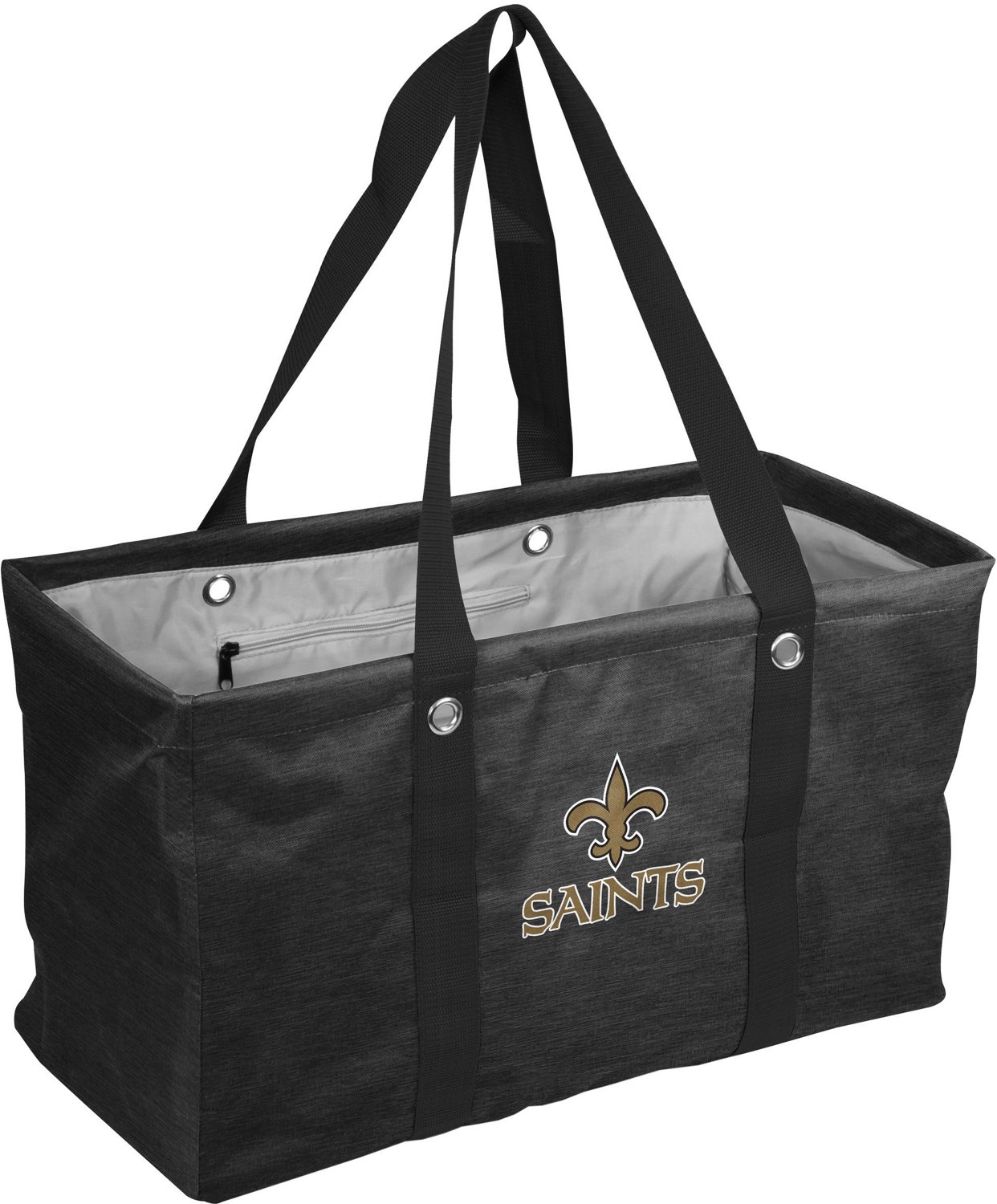 Logo Brands New Orleans Saints Crosshatch Picnic Caddy