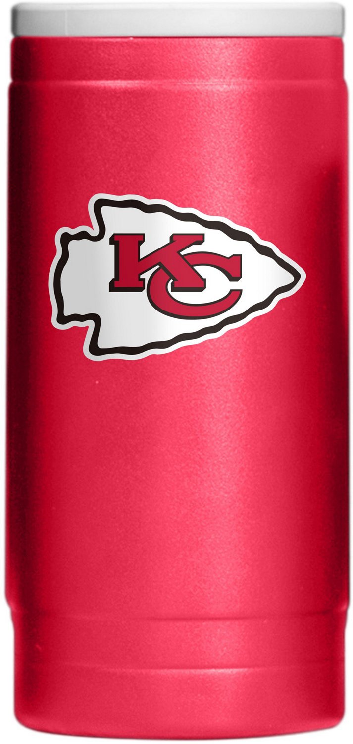 Logo Brands Kansas City Chiefs Flip Powder Slim Can Coolie